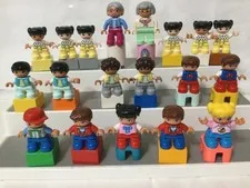 Lego duplo girls, boys and Grandma's toy figures, lot of 19