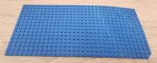Lego 3857 2748 Blue Baseplate 16 x 32 Rounded Corner Part Piece READ!!!