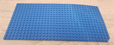 Lego 3857 2748 Blue Baseplate 16 x 32 Rounded Corner Part Piece READ!!!