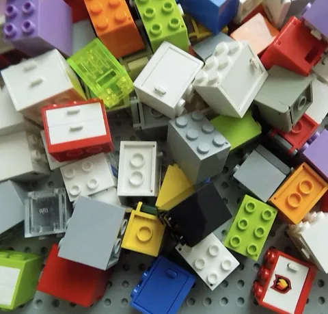 8 Lego Storage Cupboard Box Container w/ Door Or Drawers Random Selection Lot