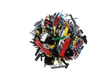 LEGO ® Technic 1 kg cleaned colorful mixed approx. 750-1000 pieces kiloware A-Stock