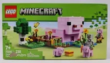LEGO Minecraft The Baby Pig House Toy Figures and Playset 21268