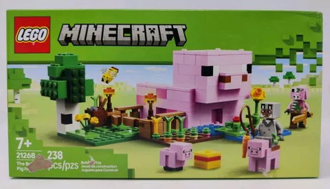 LEGO Minecraft The Baby Pig House Toy Figures and Playset 21268