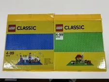 LEGO Classic Baseplate Bundle 10714 Blue & 10700 Green Genuine NEW Sealed