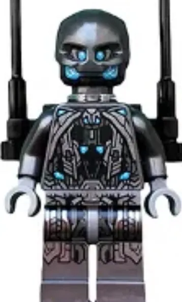 LEGO MINIFIGURE SUPER HERO ULTRON SENTRY OFFICER NO BACK EQUIPMENT SH0165!!