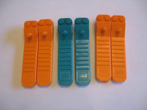 LEGO Lot of 6 Brick Separator Tools 31510 Orange & Teal