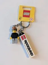 LEGO Rockband Dude 852890 Key Chain Mini-Fig 2009- NWT