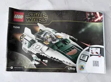 LEGO Star Wars Resistance A-Wing Starfighter 75248 269pcs No Box