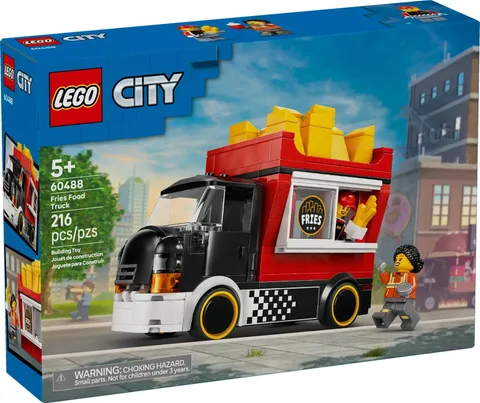 60488 FRIES FOOD TRUCK lego city town legos set french fry great vehicles NEW