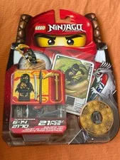 New Sealed LEGO Ninjago Cole DX 2170 Golden Weapon 2011 Retired US Retail
