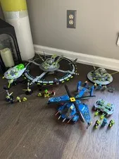 Lego Alien Conquest: 7051, 7052, 7065, 7067: with minifigs and instructions