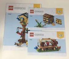 Lego 31143 3-in-1 Birdhouse Instruction Manual Book Only - No Bricks