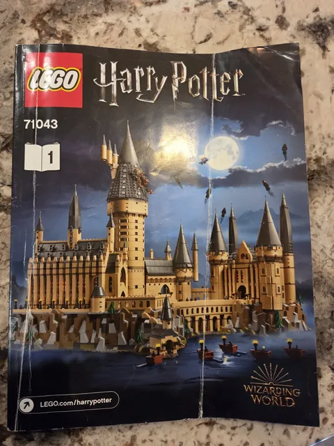 Lego Harry Potter Instruction Manual #1 For Set 71043. Booklet Only