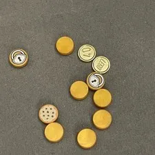 Lego 98138 70501 Gold Replacement Parts Pieces Lot of 11