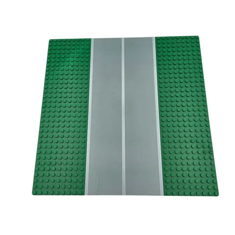Lego® Street Base Plate GREEN Taxiway Runway 9 STUD NARROW STRAIGHT