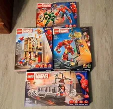 LEGO Marvel Lot (Spider-Man Mech Battle vs. Doc Ock, Peter Parker's Apartment)