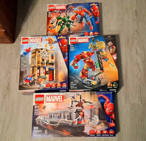 LEGO Marvel Lot (Spider-Man Mech Battle vs. Doc Ock, Peter Parker's Apartment)