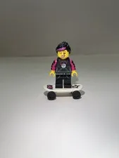 LEGO Skater Girl skateboarder minifigure CMF Collectible Series 6 scratches