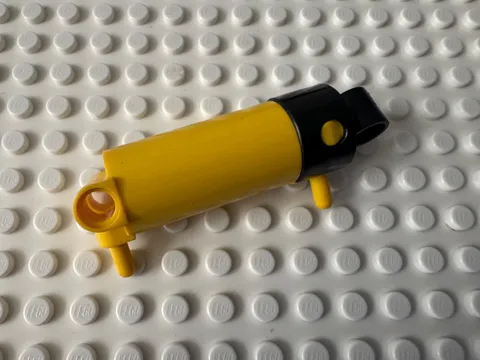LEGO Pneumatic Cylinder with 2 Inlets and Rounded End Medium (48mm) 47224c01