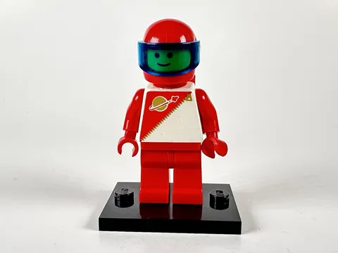 Red Futuron Spaceman 6953 6703 Classic Space sp015 1980s Vintage LEGO Minifigure