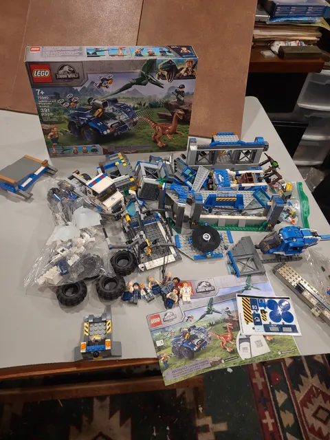 Jurassic World Lego Lot75940 Other Sets Figures Jurassic World Lego Not Complete
