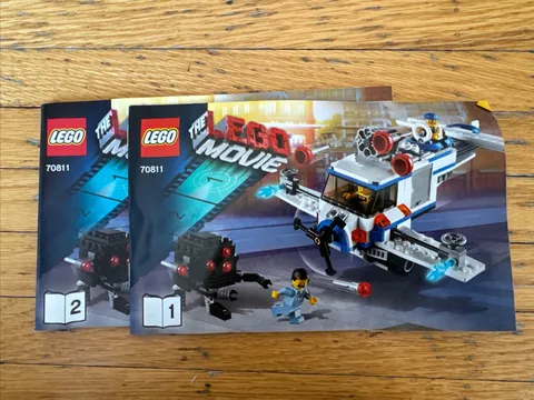 LEGO Movie 70811 Instruction Manuals – Books 1 & 2 – Complete Original Set