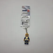 LEGO Marvel Avengers Thanos Keyring 854078 Minifigure Keychain Blue Gold Armor