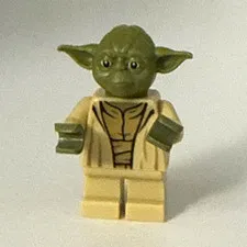 LEGO Star Wars Yoda Minifigure sw1288 Olive Green Jedi Master Genuine