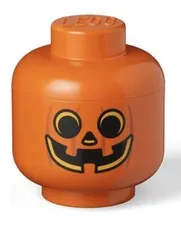 NEW LEGO Pumpkin Head Storage Container SMALL 7.28" H
