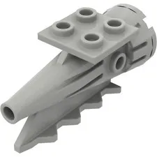 LEGO Light Gray Tail 4 x 2 x 2, Aircraft Rocket Engine inv.599