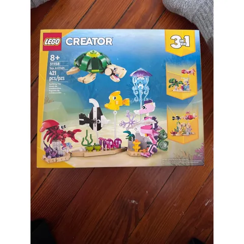 LEGO Creator 3in1 Sea Animals 31158 Building Set 421 Pcs New
