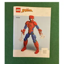 LEGO Spider-Man Figure 76226 Illustrated Instruction Manual Booklet English