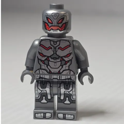 LEGO Minifigure One Size Pearl Dark Gray Good Ultron Prime