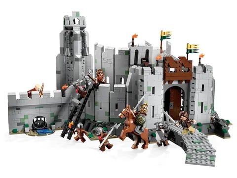 LEGO The Lord of the Rings: The Battle of Helm's Deep (9474) with figs and books