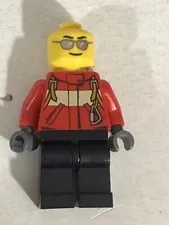 Lego City Pilot Mini figure  Action Figure Toy Minifig L2