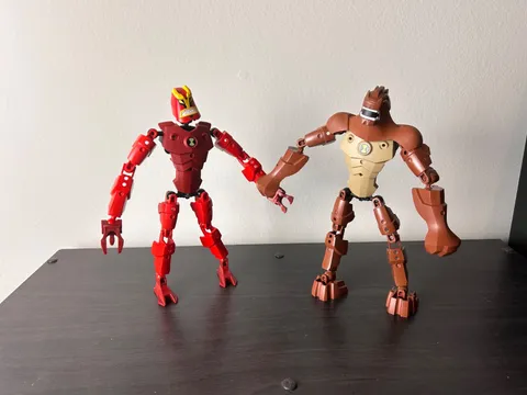 LEGO Ben 10: Alien Force: Humungousaur (8517) & Jet Ray (8518)