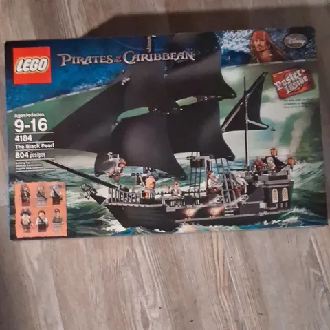 LEGO Pirates of the Caribbean Black Pearl 4184 804 pcs Box (Ages 9-16)