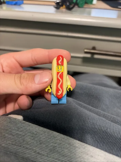 Lego Hot Dog Man Minifigure Collectible Series 13 71008 Retired Vintage