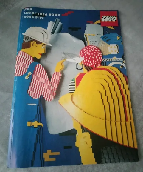 1990 Lego Idea Book 260 With Stickers  Ages 5-12