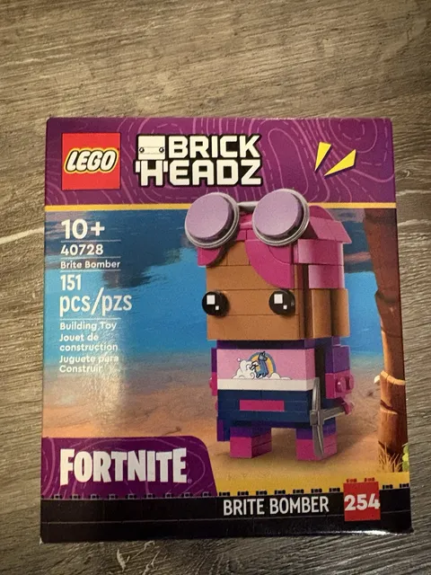 New! LEGO 40728 BRICKHEADZ Fortnite Brite Bomber Exclusive GWP Sealed