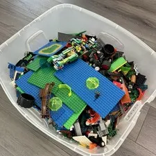 LEGO 30 Pounds Random Parts Pieces Blocks Bulk Jurassic Park, Ninjago, Marvel