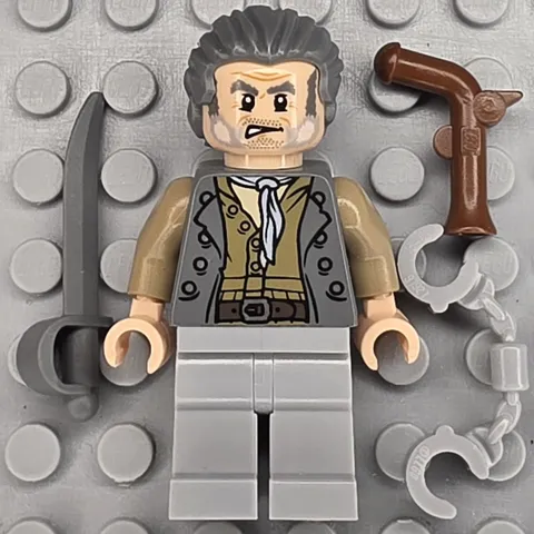 Lego Pirates of the Caribbean Minifigure POC017 Joshamee Gibbs
