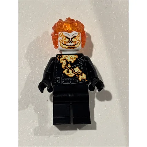 Lego Ghost Rider Johnathon “Johnny” Blaze Minifigure #sh1095 Brand New