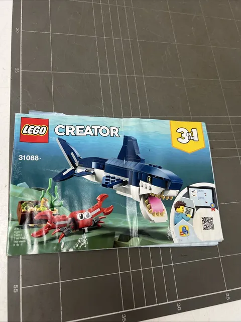VINTAGE TOY LEGO MANUAL INSTRUCTIONS BOOKLET ART CREATOR 31088