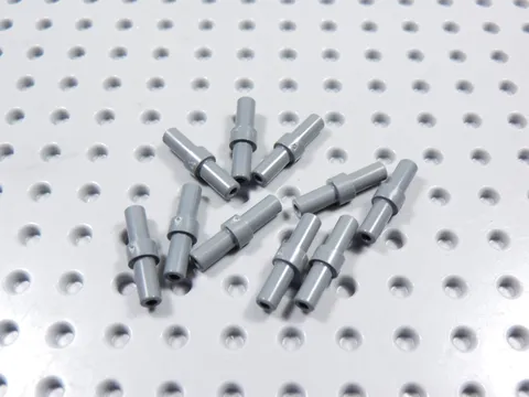 LEGO Lot of 10 Dark Bluish Gray 2L w/ Stop Ring BE