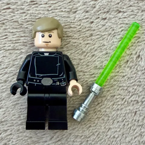 LEGO x Star Wars: Luke Skywalker - Jedi Master, Dark Tan Smooth Hair (SW0635)