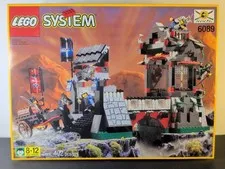 1998 LEGO Ninja Castle 6089 Stone Tower Bridge Complete W/ Box, Manual, Catalogs