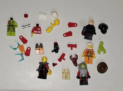 Lego Parts Minifigure RED LOBSTER Scorpion Scuba Diver First Order Star Wars (L)
