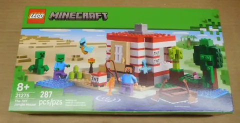 LEGO Minecraft The TNT Jungle House Building Set 21275 NEW SEALED