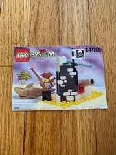 Lego Pirates Battle Cove (1492) Instruction Booklet Only
